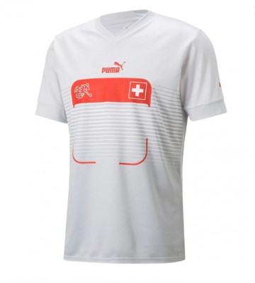 Maillot de foot Suisse Extérieur Monde 2022 Manches Courte